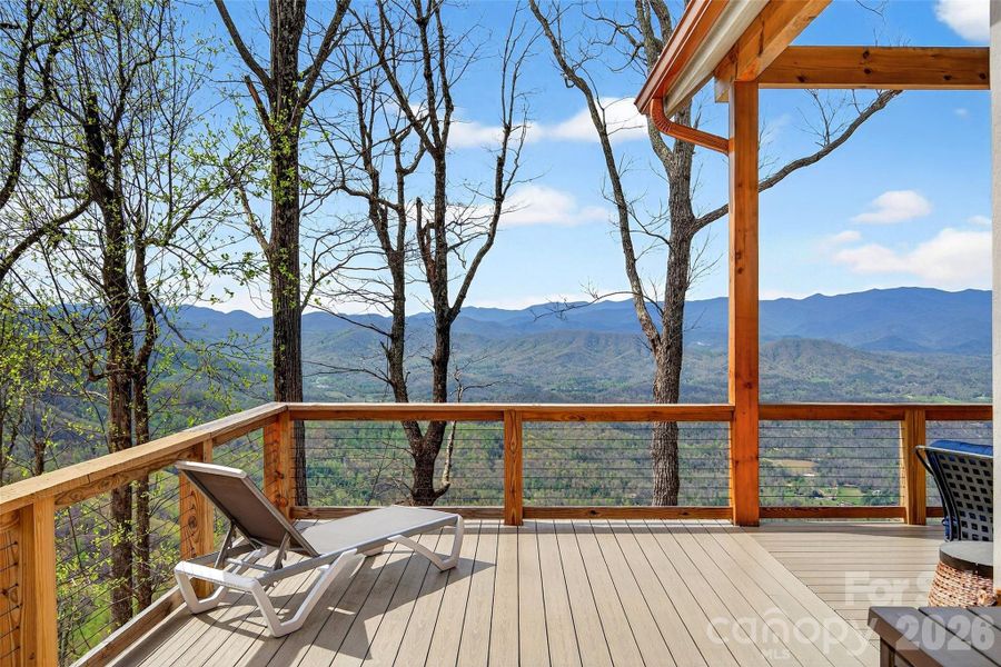 Dual views between the Blue Ridge Mountains and the Piedmont.