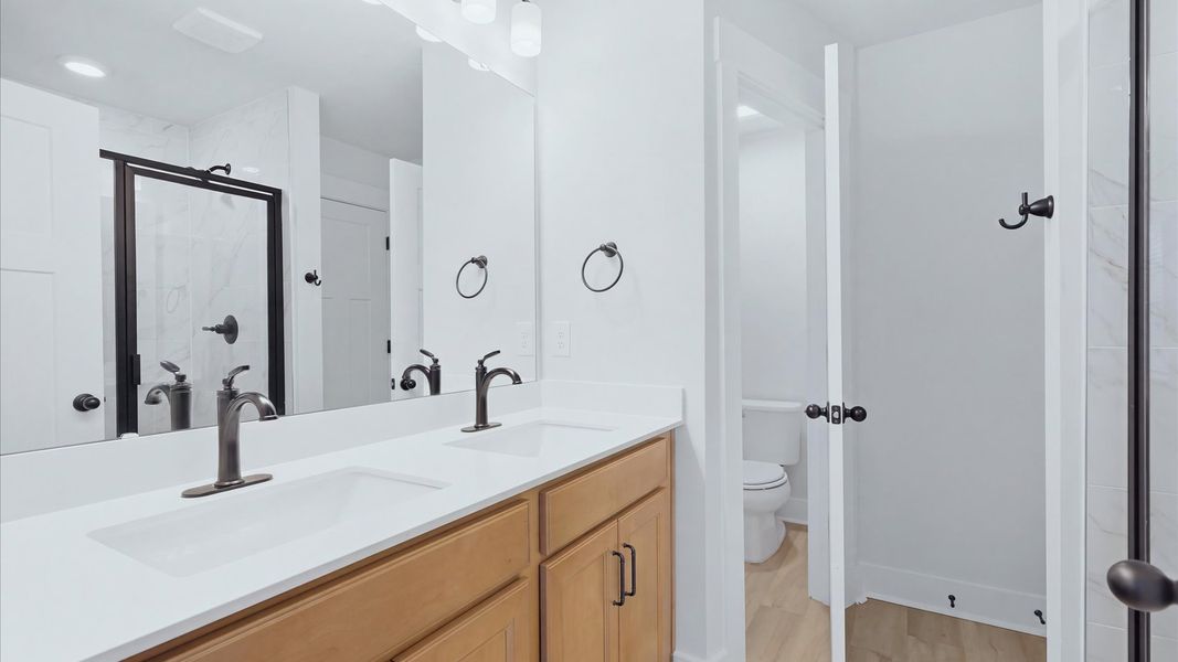Furnished interior view inside a new home in Brookland Place, Hendersonville (Image 17). Furnished interior view inside a new home in Brookland Place, Hendersonville (Image 17).