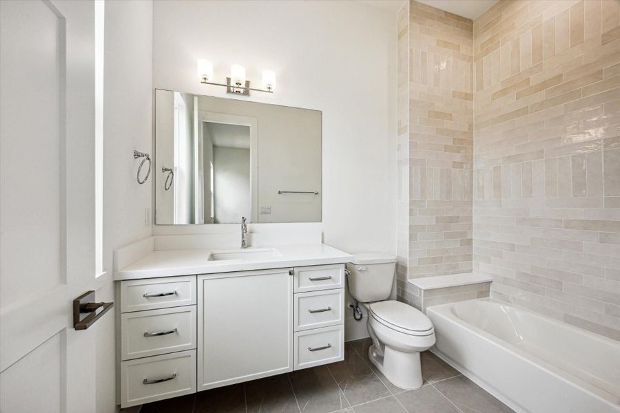 Furnished interior view inside a new home in , Houston (Image 4).