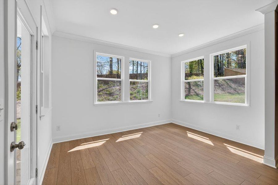 Spacious, unfurnished interior of a new home in Bailey Fence, Dacula (Image 17).