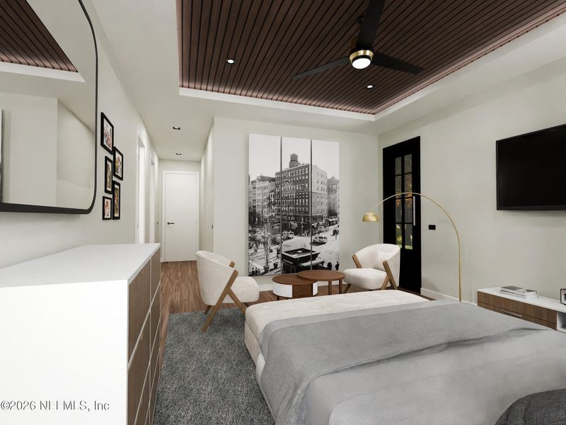 Furnished interior view inside a new home in , Jacksonville (Image 13).