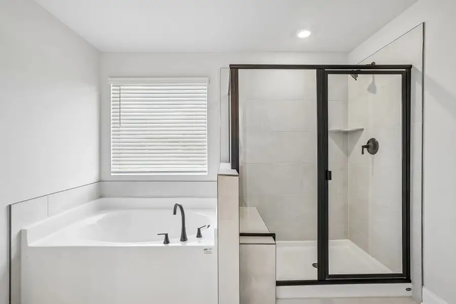 Primary Walk-in Shower & Tub