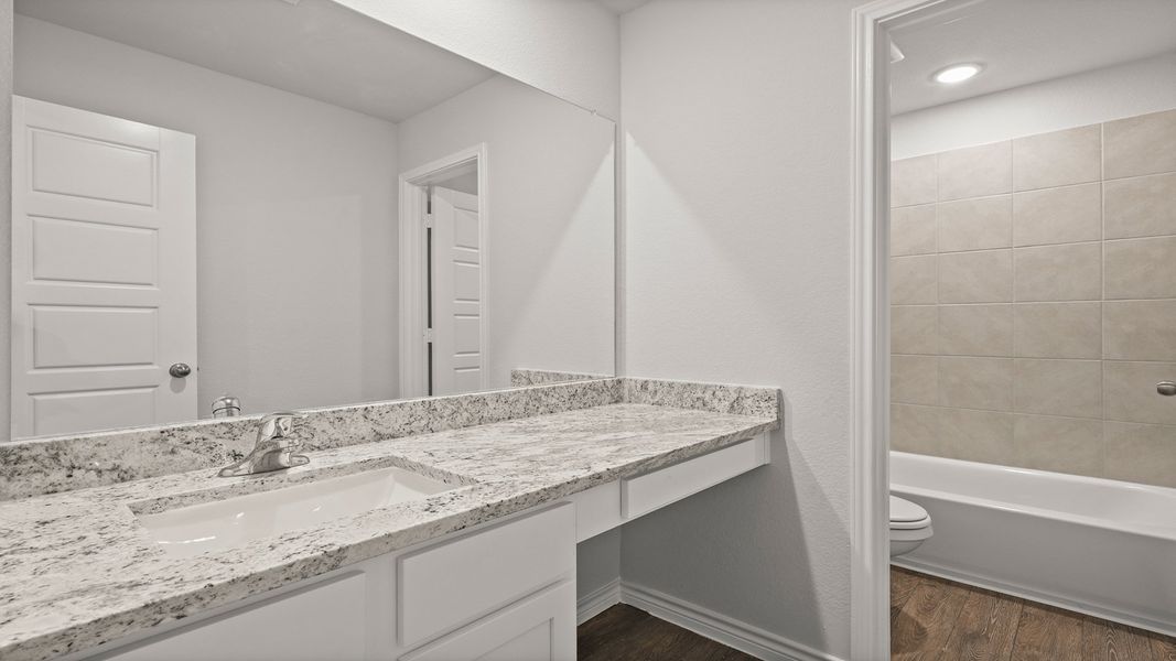 Secondary bathroom