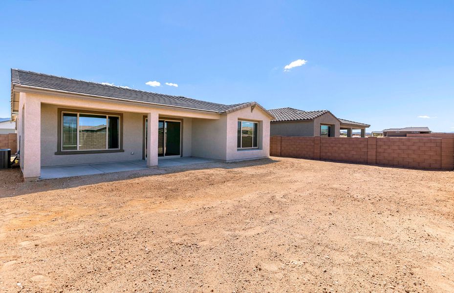 Exterior details and patio area of a home in Del Webb at Rocking K, Tucson (Image 4).