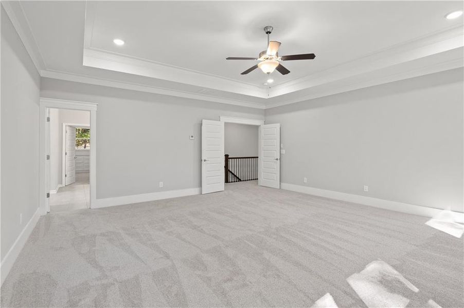 Spacious, unfurnished interior of a new home in Chattahoochee Reserve, Cumming (Image 19). Spacious, unfurnished interior of a new home in Chattahoochee Reserve, Cumming (Image 19).