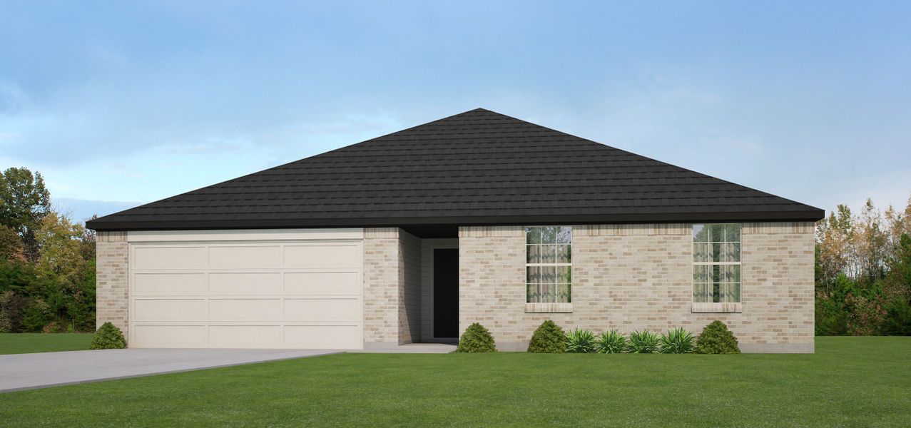 Representative exterior photo of a completed home built from the Conroe by Our Country Homes in Runaway Bay, Runaway Bay, TX (Image 3).