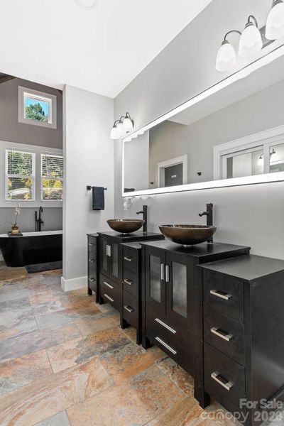 Furnished interior view inside a new home in , Hendersonville (Image 17).
