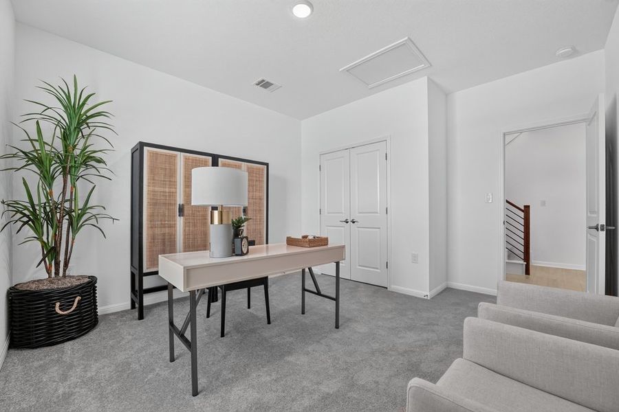 Furnished interior view inside a new home in Lisso, Pflugerville (Image 29).