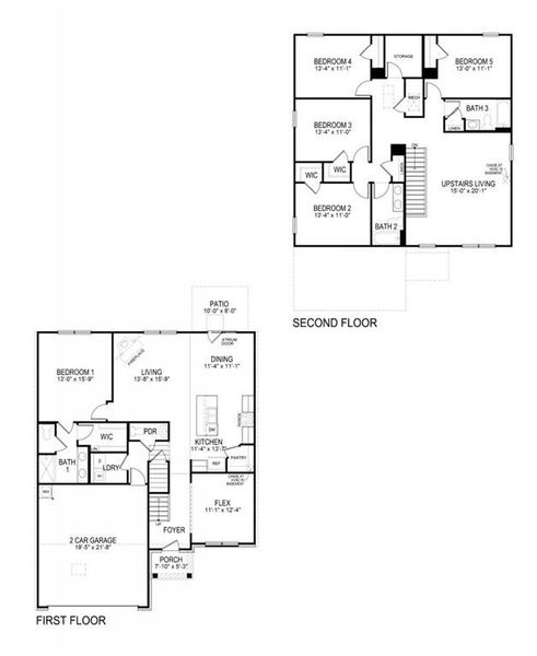 2D floor plan layout of this home in Fairhaven, Lithia Springs, GA (Image 3). 2D floor plan layout of this home in Fairhaven, Lithia Springs, GA (Image 3).