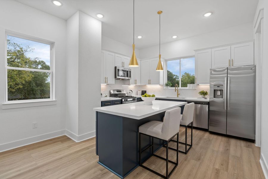 Furnished interior view inside a new home in , Houston (Image 31).