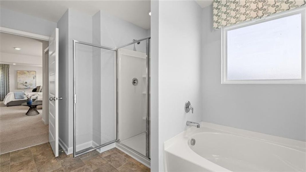 Furnished interior view inside a new home in Bridle Creek, Locust Grove (Image 53).