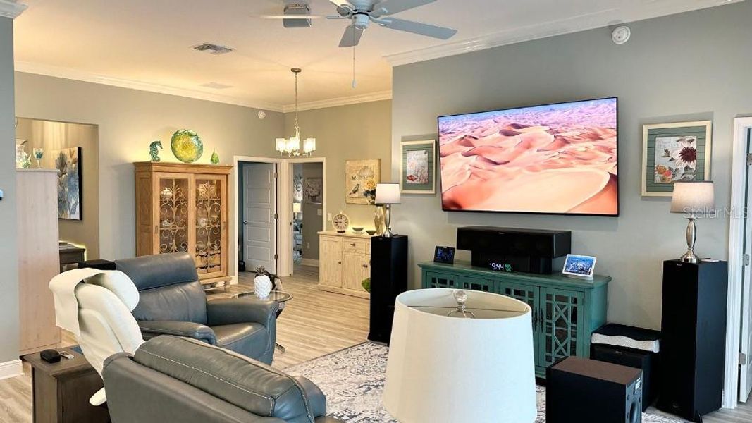 Furnished interior view inside a new home in , Okahumpka (Image 33). Furnished interior view inside a new home in , Okahumpka (Image 33).