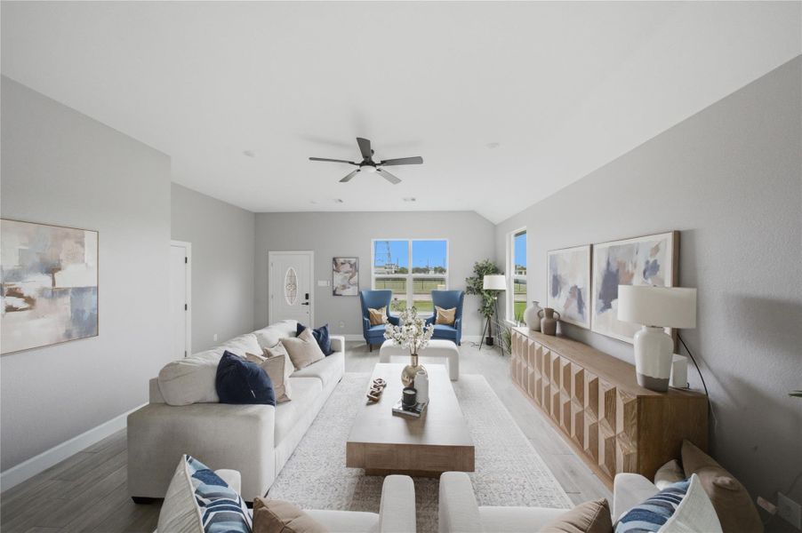 Furnished interior view inside a new home in , Deer Park (Image 18).