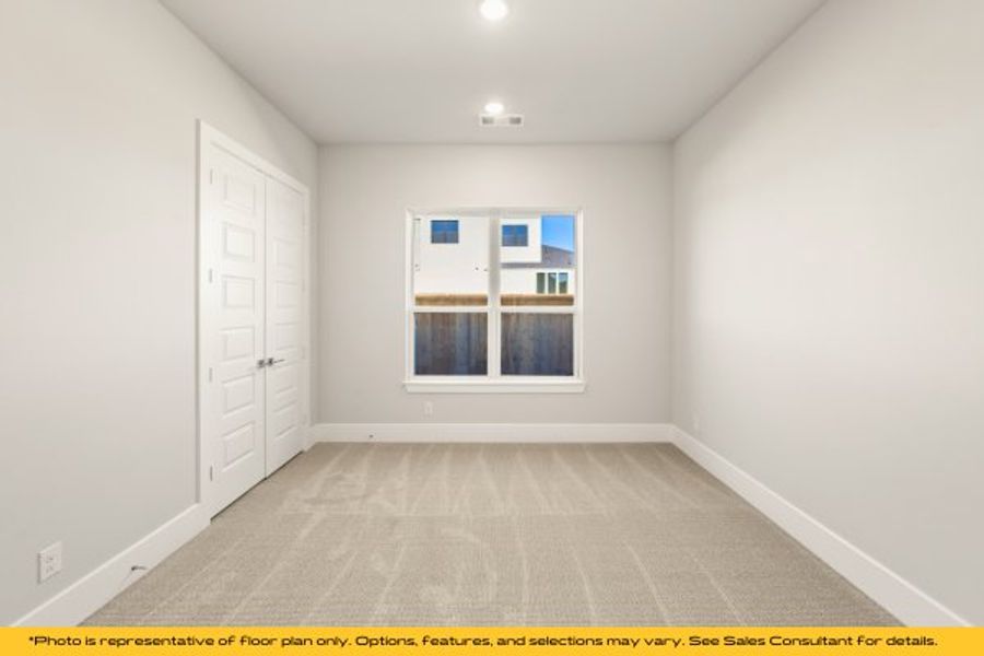 Representative unfurnished interior of a home built from the Breckenridge by Stonefield Homes in Heath Golf and Yacht Club, Rockwall (Image 45).
