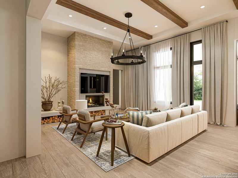 Furnished interior view inside a new home in , New Braunfels (Image 11). Furnished interior view inside a new home in , New Braunfels (Image 11).