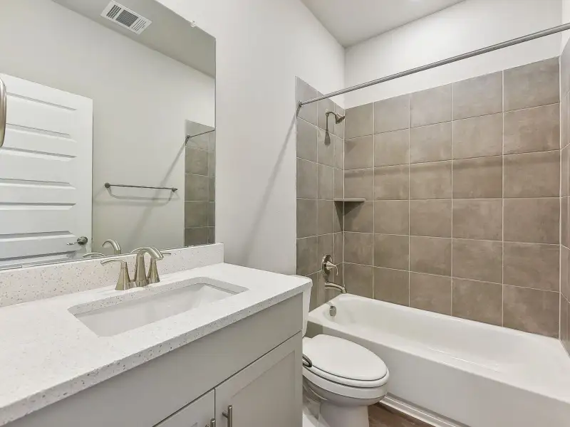 Furnished interior view inside a new home in Opal Meadows, Kyle (Image 4).