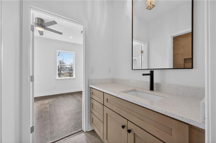 Furnished interior view inside a new home in , Buford (Image 10).