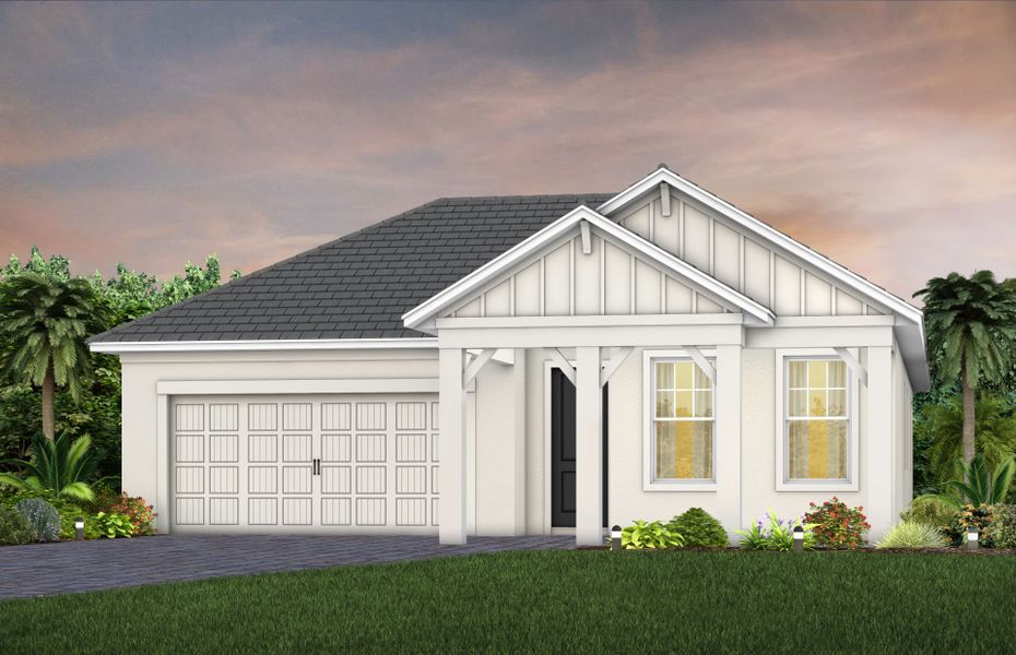 Representative exterior photo of a completed home built from the Coral by Pulte Homes in SeaFlower, Bradenton, FL (Image 32).