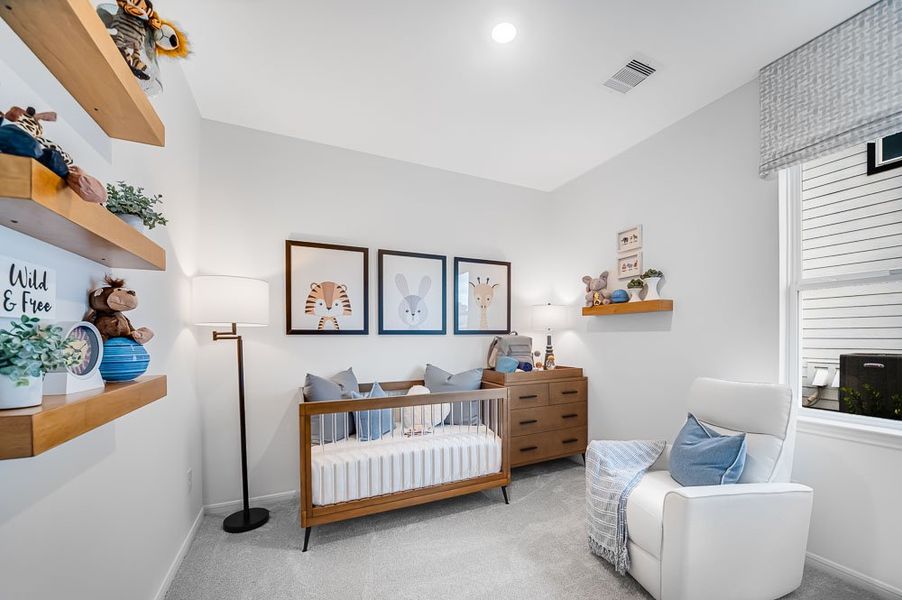 Furnished interior view inside a new home in Mason Woods, Cypress (Image 17).