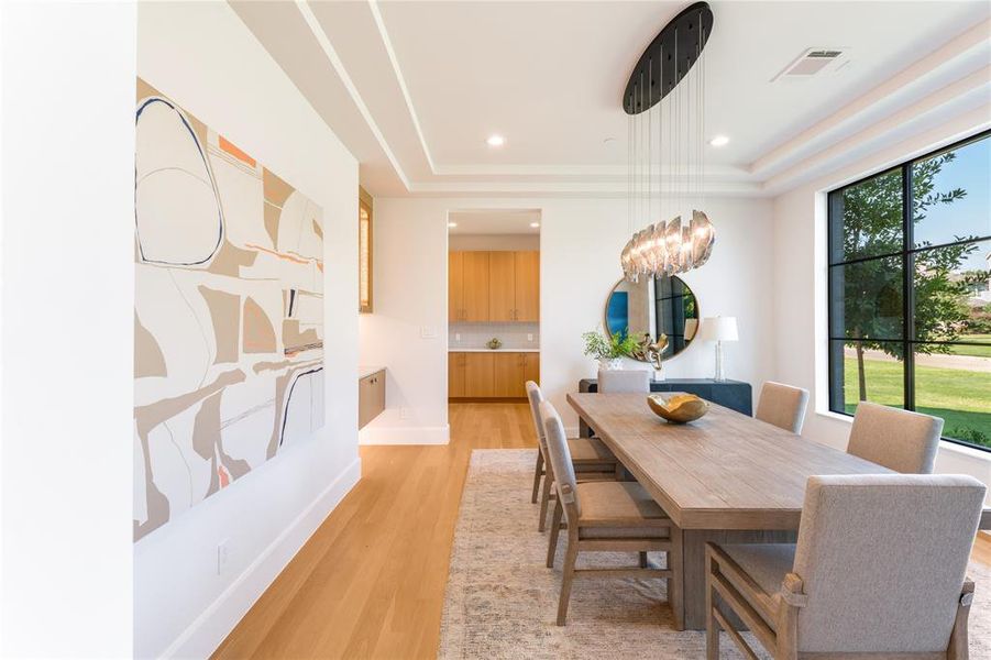 Furnished interior view inside a new home in , Dallas (Image 27). Furnished interior view inside a new home in , Dallas (Image 27).