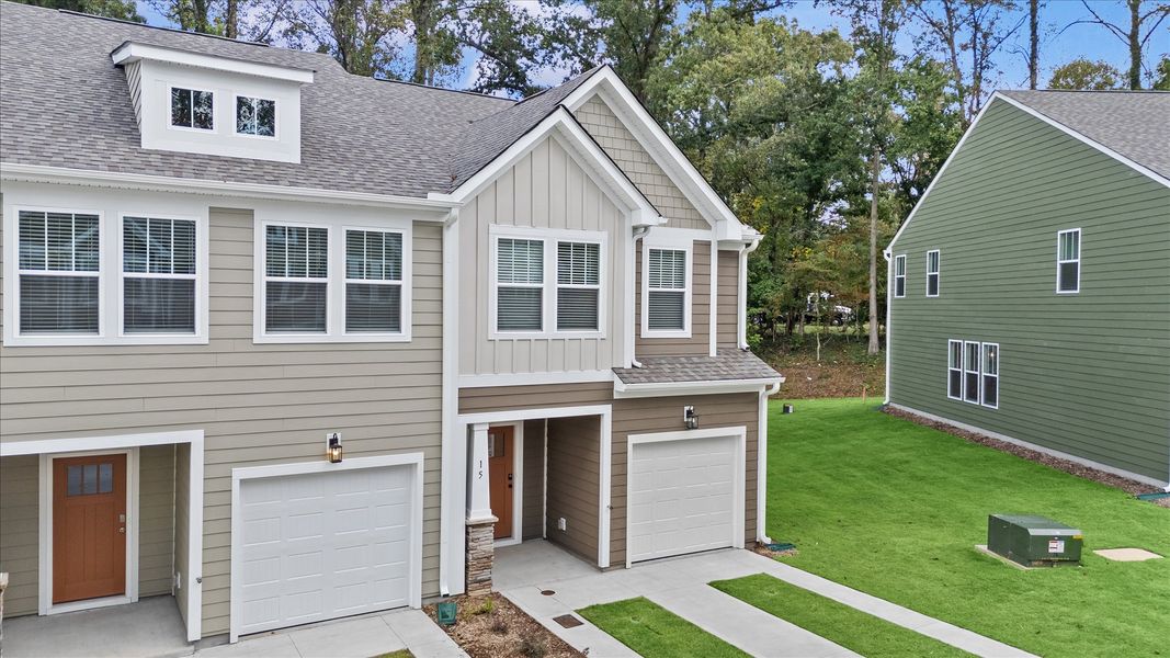 Exterior details and patio area of a home in Clayton Crossing, Arden (Image 18). Exterior details and patio area of a home in Clayton Crossing, Arden (Image 18).