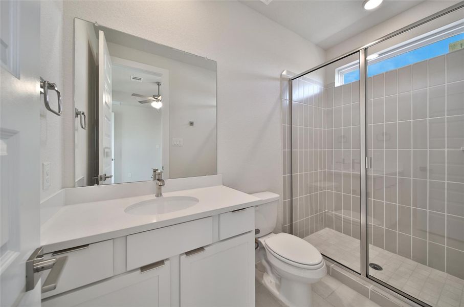 Furnished interior view inside a new home in Lago Pointe, Seabrook (Image 7).