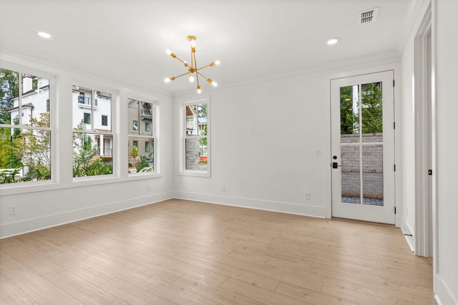 Representative unfurnished interior of a home built from the The McCollum by The Providence Group in Park Walke, Alpharetta (Image 21).