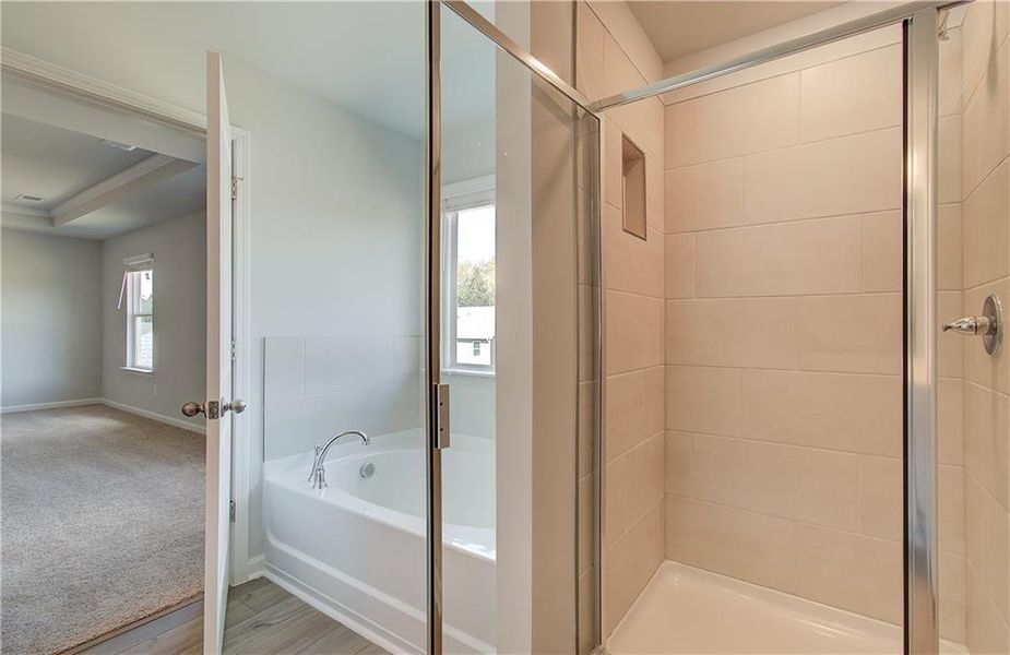 Furnished interior view inside a new home in Westminster, Covington (Image 3). Furnished interior view inside a new home in Westminster, Covington (Image 3).