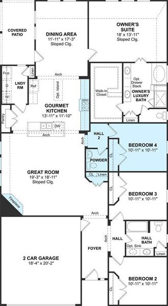 The Chase floor plan by K. Hovnanian Homes. 1st Floor Shown. *Prices, plans, dimensions, features, specifications, materials, and availability of homes or communities are subject to change without notice or obligation.