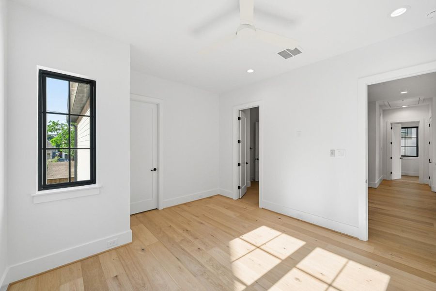 It enjoys a spacious walk-in closet and en-suite bath!