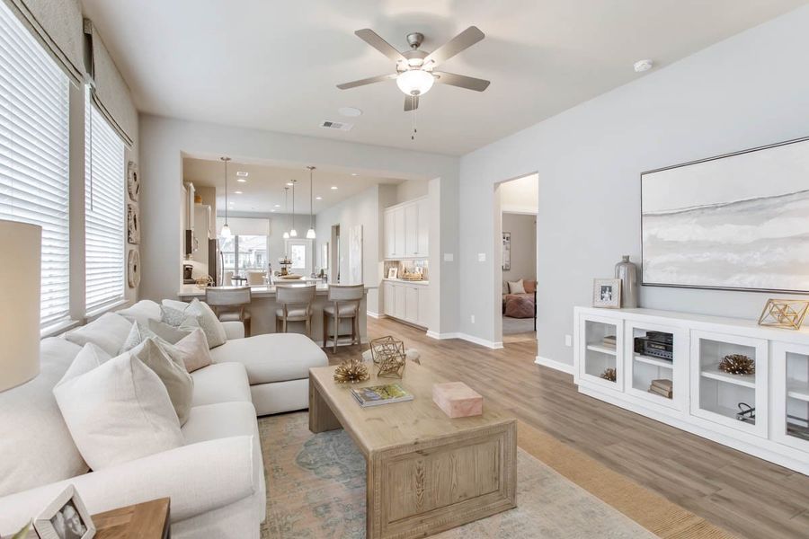 Furnished interior view inside a new home in Jordan Ranch, Fulshear (Image 10). Furnished interior view inside a new home in Jordan Ranch, Fulshear (Image 10).