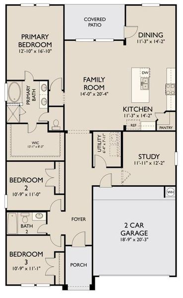 They Edison floor plan