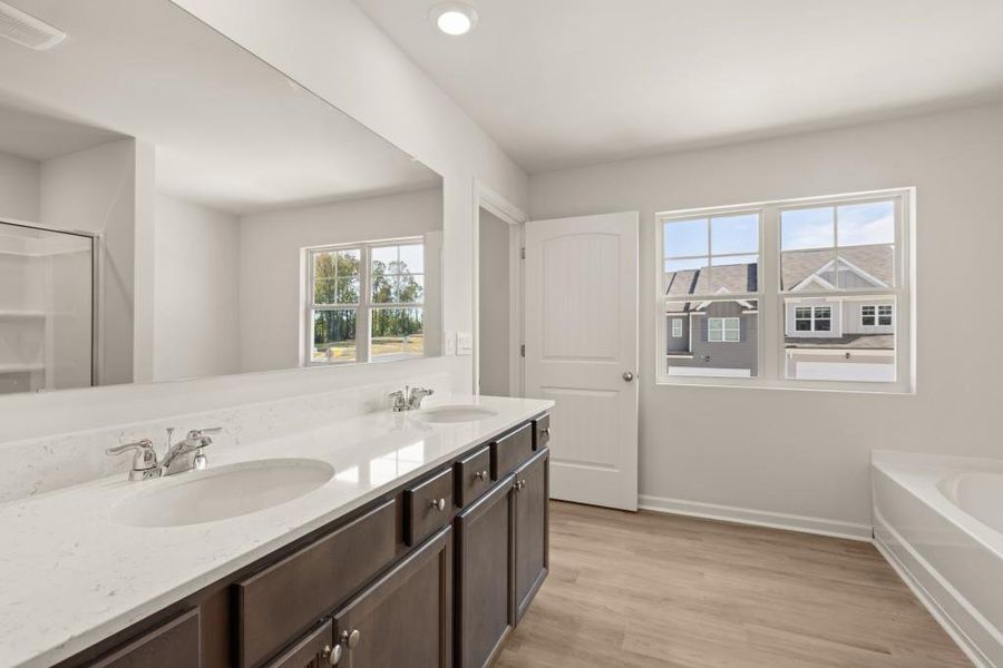 Furnished interior view inside a new home in Hughes Court, Dawsonville (Image 8).