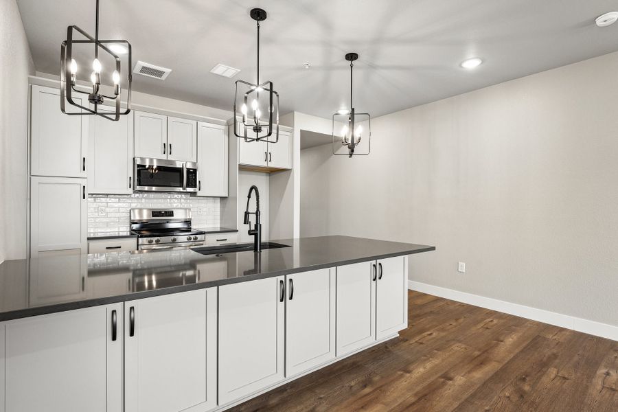 Furnished interior view inside a new home in Northfield at Old Town, Fort Collins (Image 2).