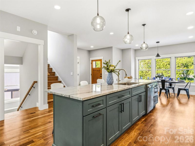 Furnished interior view inside a new home in , Asheville (Image 36).