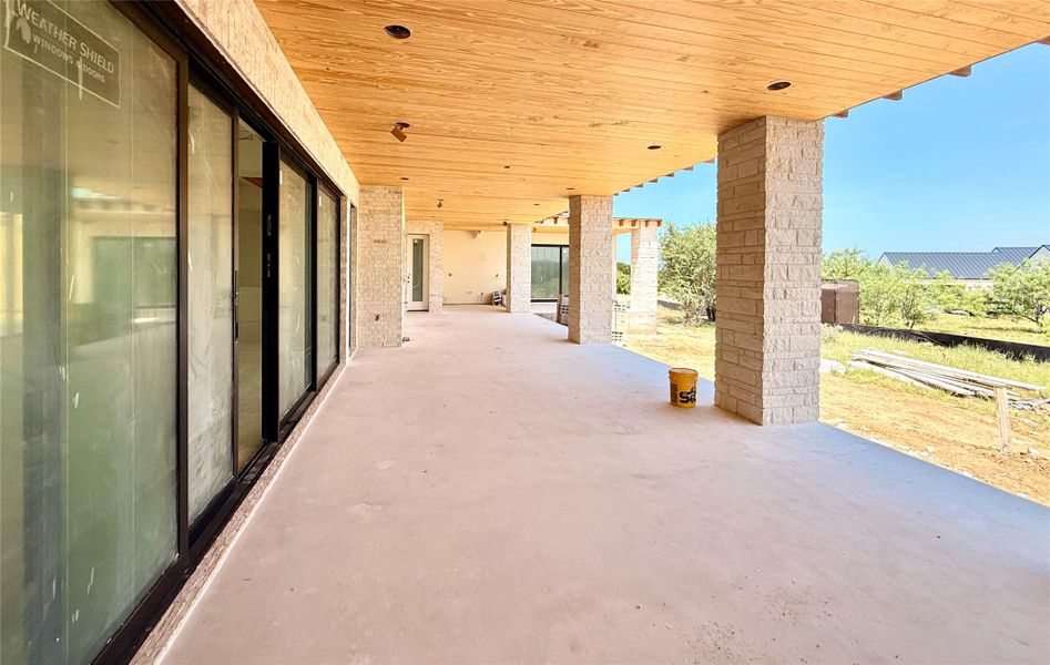 Exterior details and patio area of a home in , Horseshoe Bay (Image 11). Exterior details and patio area of a home in , Horseshoe Bay (Image 11).