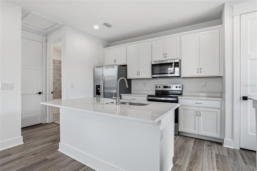 Furnished interior view inside a new home in , St. Petersburg (Image 5).