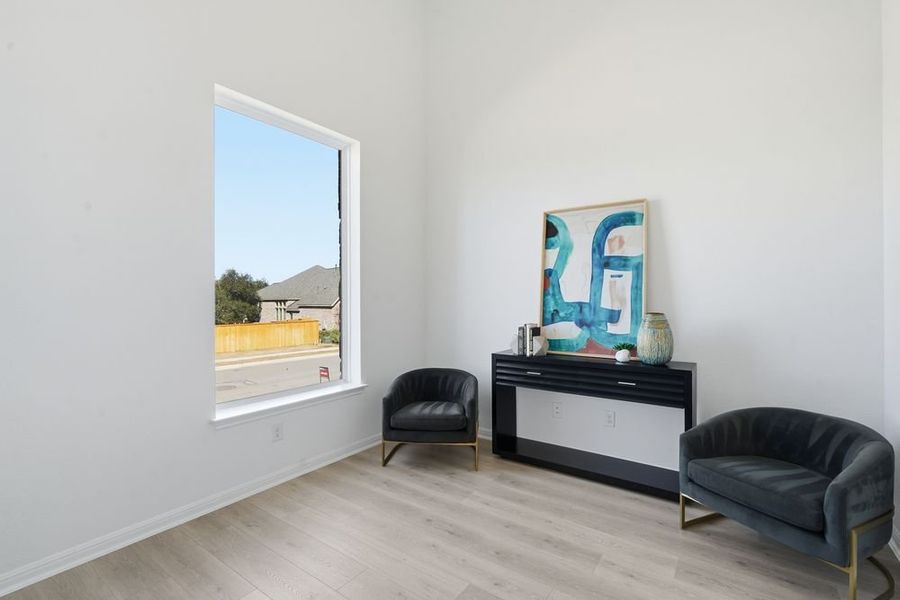 Furnished interior view inside a new home in Parkside on the River 60s, Georgetown (Image 16).