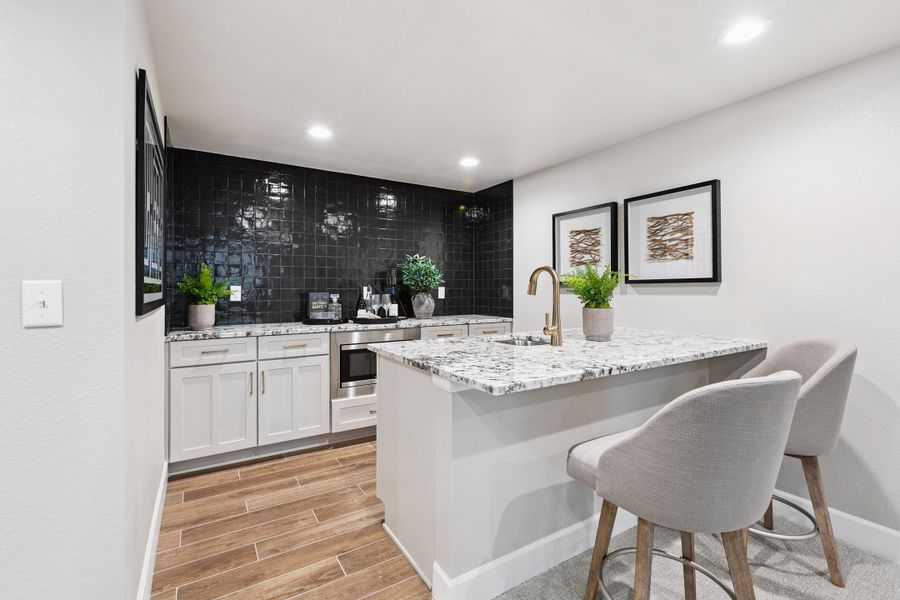 Representative furnished interior of a home built from the Silverton by Risewell Homes in Highlands Preserve, Mead (Image 21).