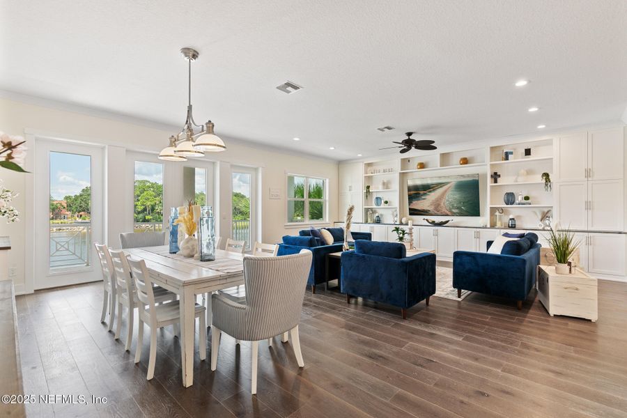 Furnished interior view inside a new home in , Palm Coast (Image 5). Furnished interior view inside a new home in , Palm Coast (Image 5).