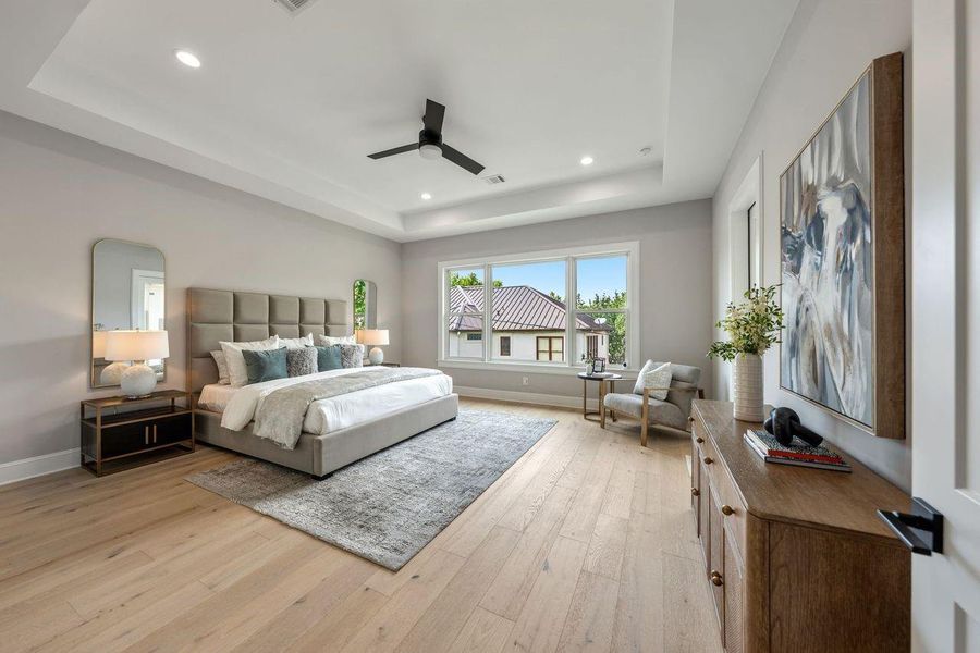 Furnished interior view inside a new home in , Houston (Image 25).