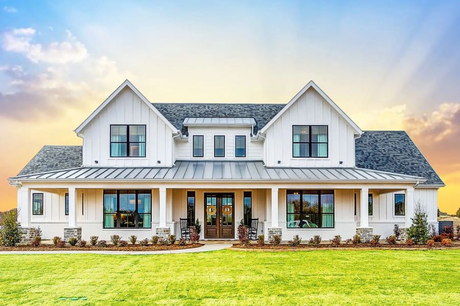 Representative exterior photo of a completed home built from the The Tiffany by Elmwood Custom Homes in Aledo Heights, Aledo, TX (Image 2).