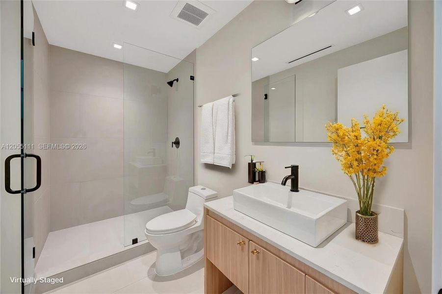 Furnished interior view inside a new home in , Miami (Image 18). Furnished interior view inside a new home in , Miami (Image 18).