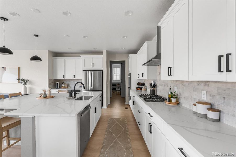 Furnished interior view inside a new home in Macanta Destination Collection, Castle Rock (Image 30). Furnished interior view inside a new home in Macanta Destination Collection, Castle Rock (Image 30).