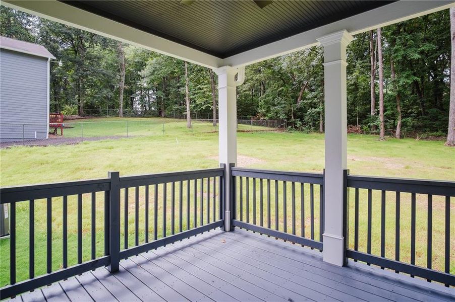 Exterior details and patio area of a home in , Stockbridge (Image 24).