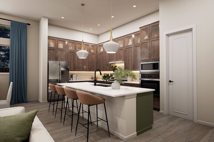 The Aster - Optional Cooktop Kitchen