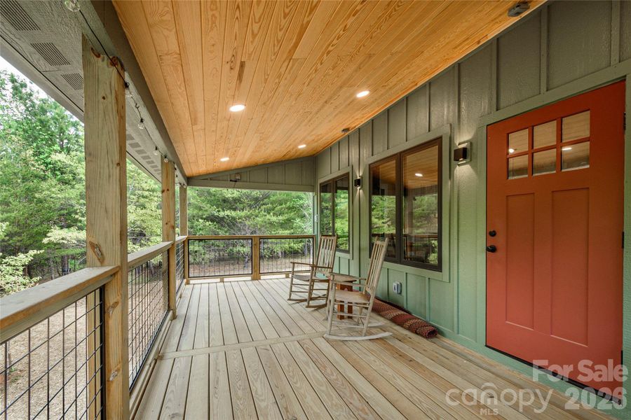 Exterior details and patio area of a home in , Rutherfordton (Image 26).