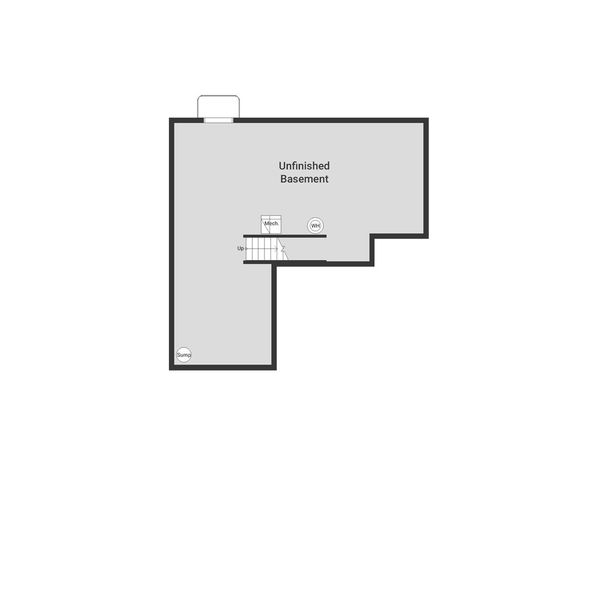 2D floor plan layout of this home in Thompson River Ranch, Johnstown, CO (Image 4).
