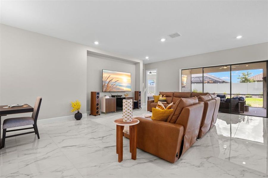 Furnished interior view inside a new home in , Wesley Chapel (Image 11). Furnished interior view inside a new home in , Wesley Chapel (Image 11).