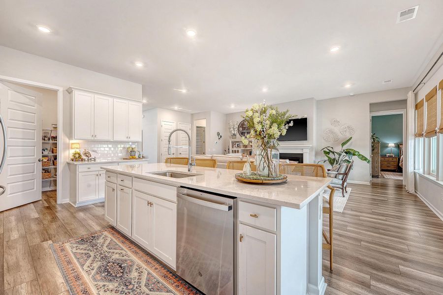 Furnished interior view inside a new home in Horizons at Summers Corner | 55+: The Estates, Summerville (Image 11).